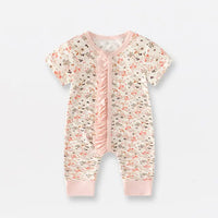 Thumbnail for Bamboo Fiber Baby Zippered Romper