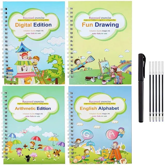 4Books Pen Magic Copy Book - PepitoStore