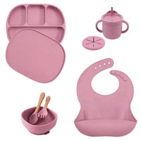 Thumbnail for 5Pcs/Set Silicone Children Tableware - PepitoStore