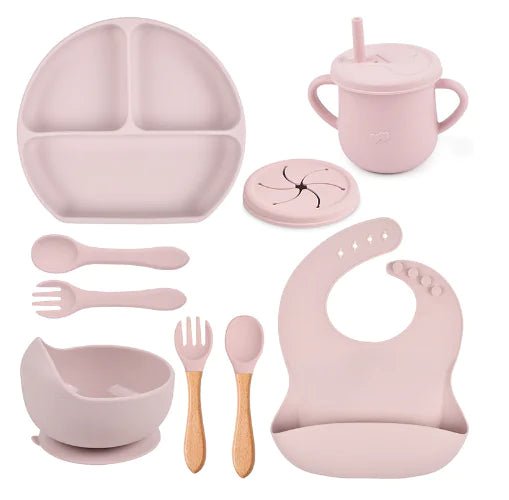 5Pcs/Set Silicone Children Tableware - PepitoStore