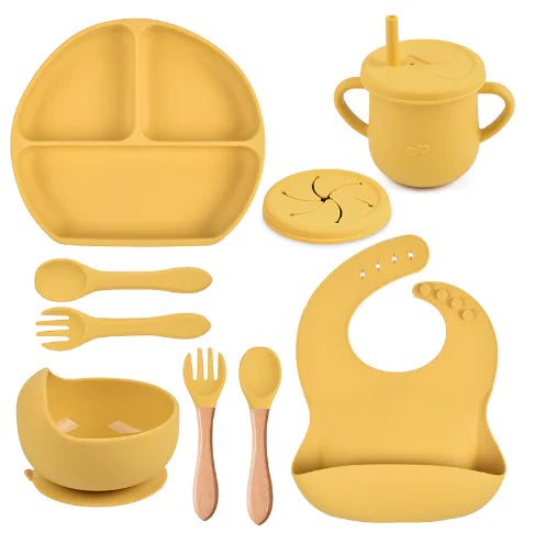 5Pcs/Set Silicone Children Tableware - PepitoStore