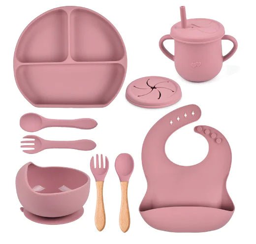 5Pcs/Set Silicone Children Tableware - PepitoStore