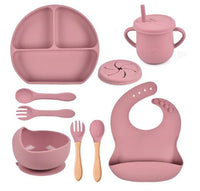 Thumbnail for 5Pcs/Set Silicone Children Tableware - PepitoStore