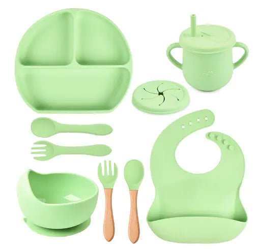 5Pcs/Set Silicone Children Tableware - PepitoStore