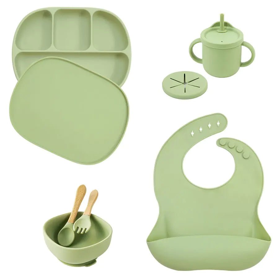 5Pcs/Set Silicone Children Tableware - PepitoStore