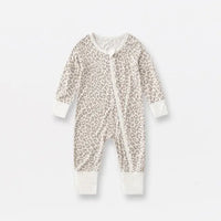 Thumbnail for Bamboo Fiber Baby Zippered Romper