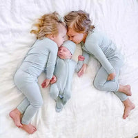 Thumbnail for Bamboo Fiber Toddler Kids Pajamas Set