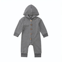 Thumbnail for Baby Toddler Hooded Romper - PepitoStore - 