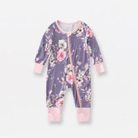 Thumbnail for Bamboo Fiber Baby Zippered Romper