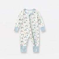 Thumbnail for Bamboo Fiber Baby Zippered Romper