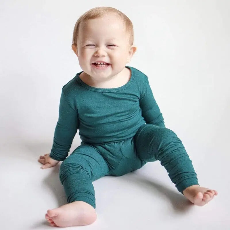 Bamboo Fiber Toddler Kids Pajamas Set