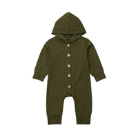 Thumbnail for Baby Toddler Hooded Romper - PepitoStore - 