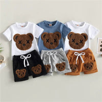 Thumbnail for Baby Boys Bear Outfit - PepitoStore