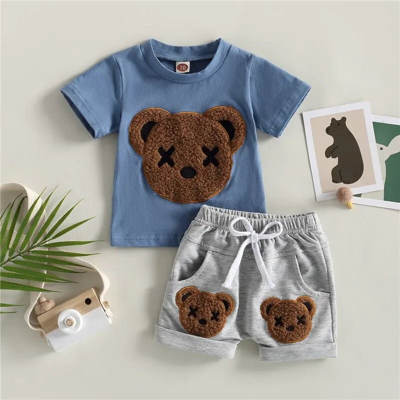 Baby Boys Bear Outfit - PepitoStore