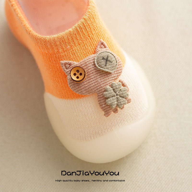 Baby Cat style cotton floor shoes - PepitoStore