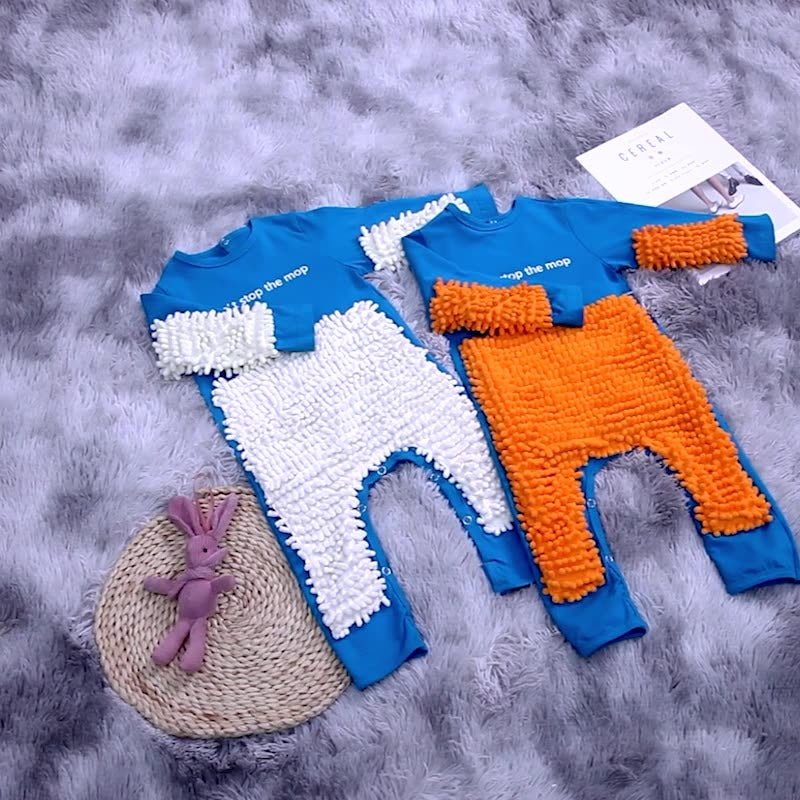 Baby Mop Romper - PepitoStorerompers