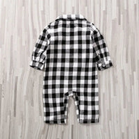 Thumbnail for Baby Plaid Onesie Jumpsuit - PepitoStore