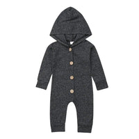 Thumbnail for Baby Toddler Hooded Romper - PepitoStore - 