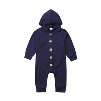 Thumbnail for Baby Toddler Hooded Romper - PepitoStore - 