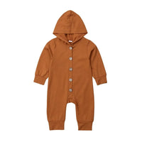 Thumbnail for Baby Toddler Hooded Romper - PepitoStore - 