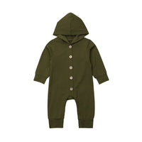 Thumbnail for Baby Toddler Hooded Romper - PepitoStore - 