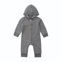 Thumbnail for Baby Toddler Hooded Romper - PepitoStore - 