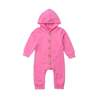 Thumbnail for Baby Toddler Hooded Romper - PepitoStore - 