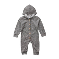 Thumbnail for Baby Toddler Hooded Romper - PepitoStore - 