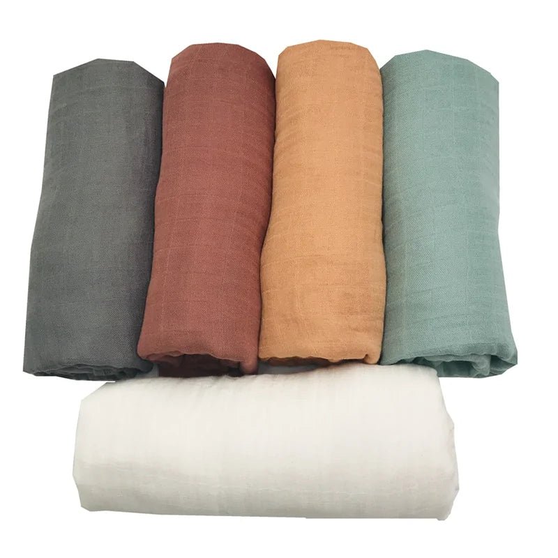 Bamboo Muslin Swaddle Blanket - PepitoStore - 