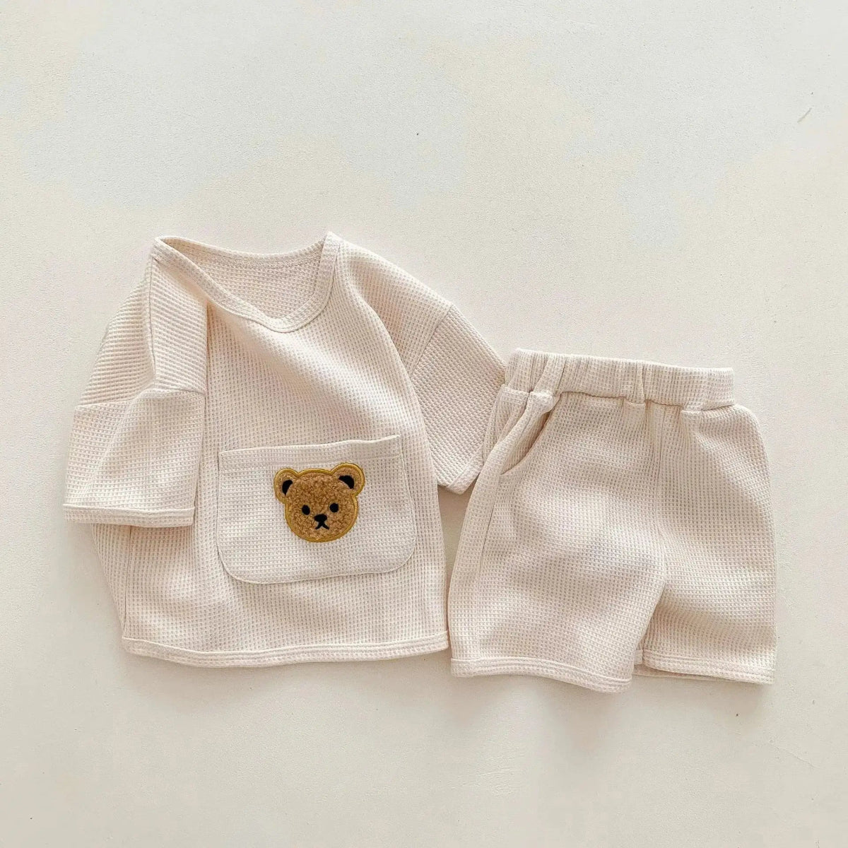 Bear Waffle Toddler Set - PepitoStore