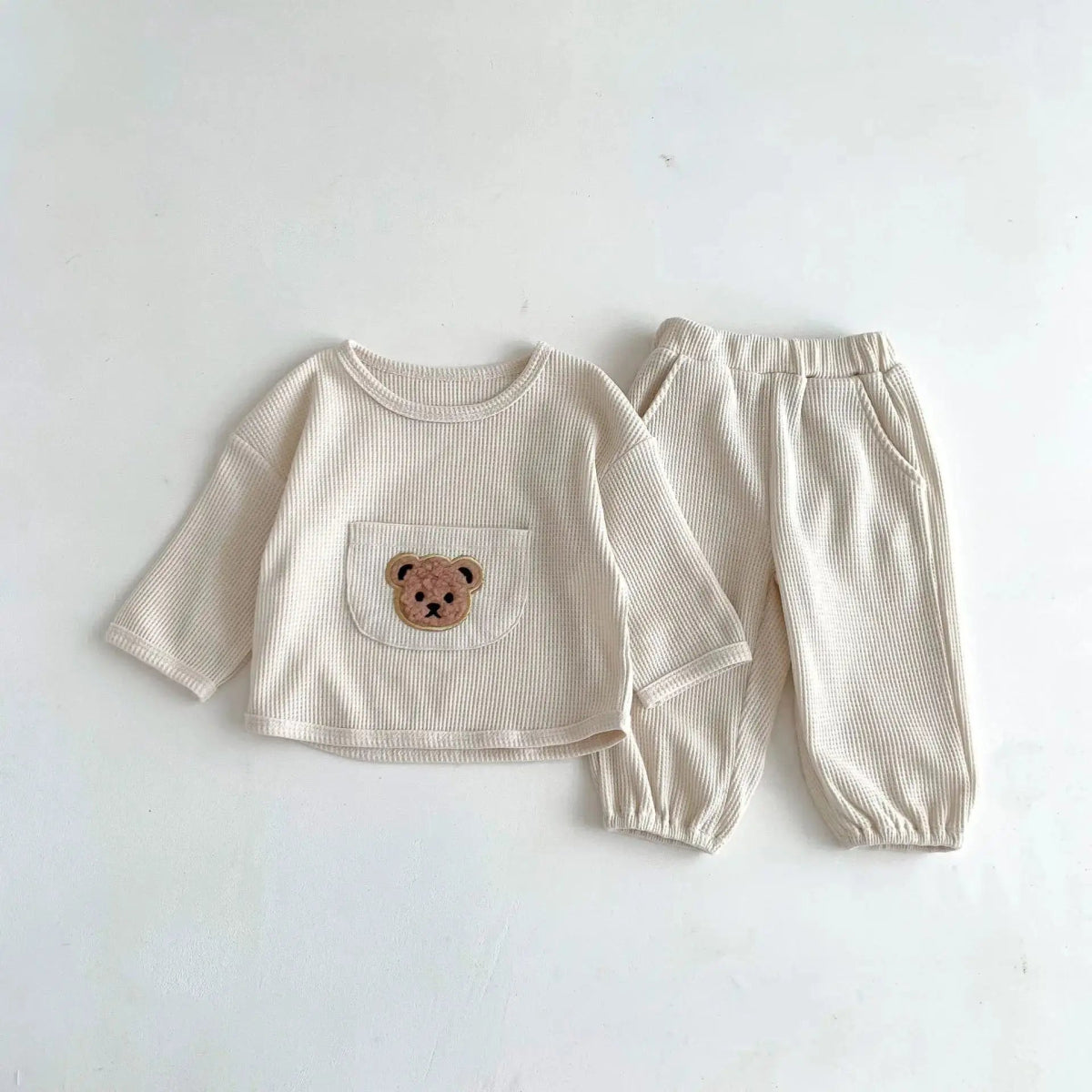 Bear Waffle Toddler Set - PepitoStore