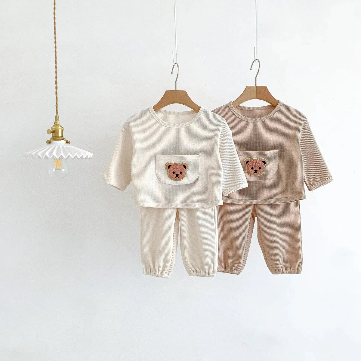 Bear Waffle Toddler Set - PepitoStore