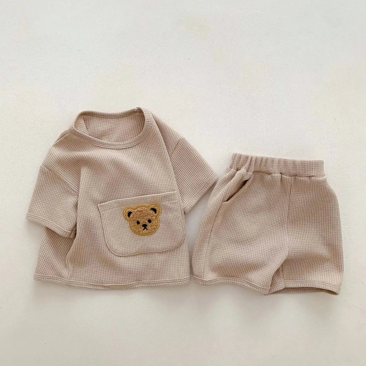 Bear Waffle Toddler Set - PepitoStore