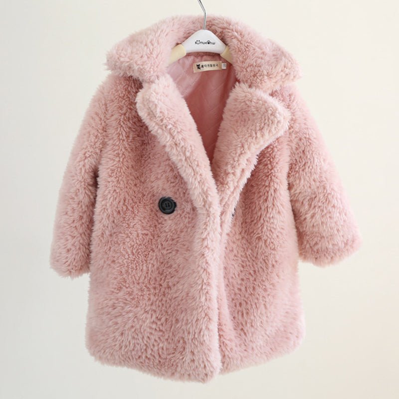 Big Kids Fur Coat In Autumn And Winter Coat - PepitoStore