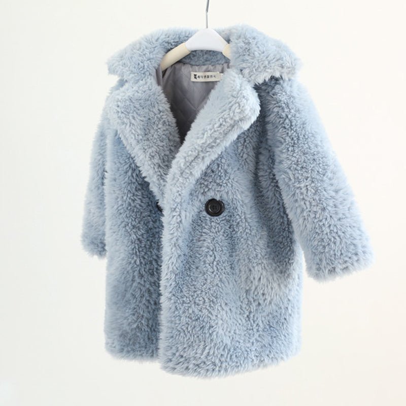 Big Kids Fur Coat In Autumn And Winter Coat - PepitoStore