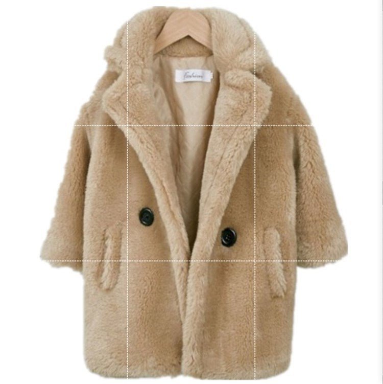 Big Kids Fur Coat In Autumn And Winter Coat - PepitoStore