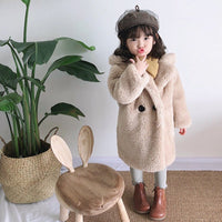 Thumbnail for Big Kids Fur Coat In Autumn And Winter Coat - PepitoStore