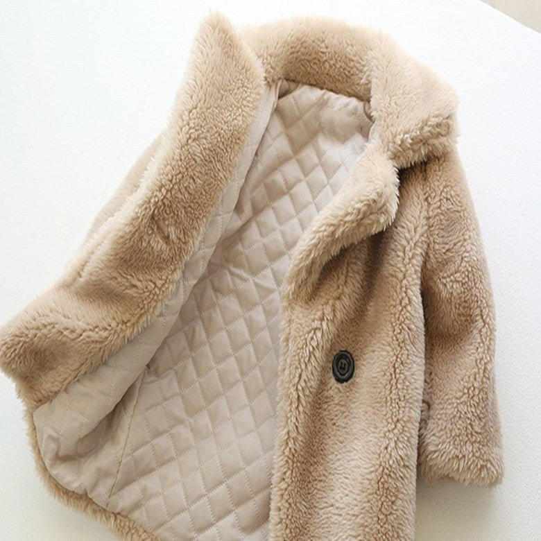 Big Kids Fur Coat In Autumn And Winter Coat - PepitoStore