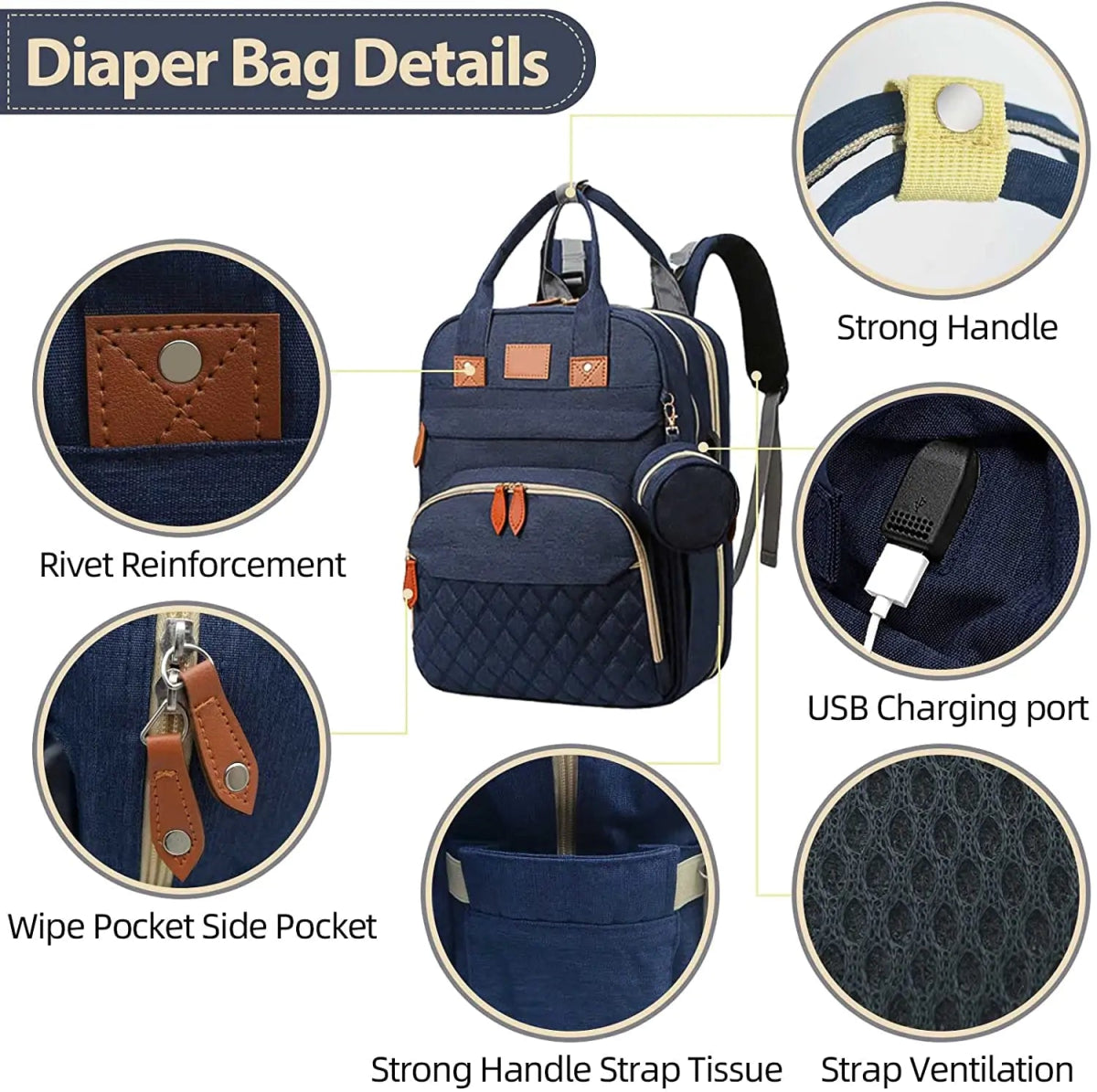 Changing Station Diaper Backpack - PepitoStore