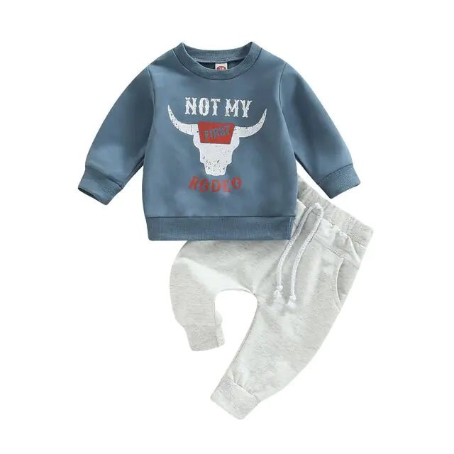 Cow Head Print Baby Set - PepitoStore