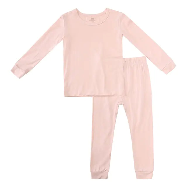 Bamboo Fiber Toddler Kids Pajamas Set