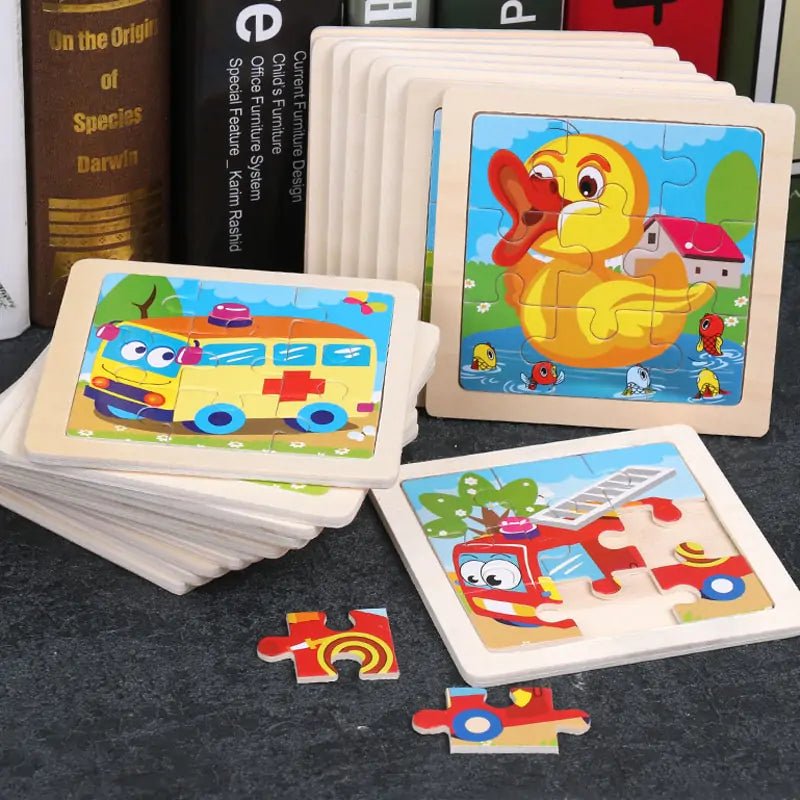 Kids Toys Wooden 3D Puzzle - PepitoStore