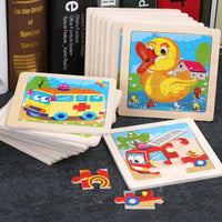 Thumbnail for Kids Toys Wooden 3D Puzzle - PepitoStore