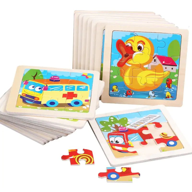 Kids Toys Wooden 3D Puzzle - PepitoStore