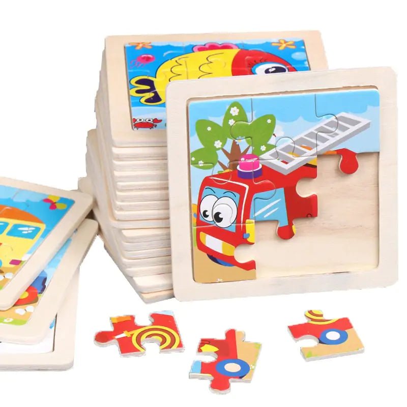 Kids Toys Wooden 3D Puzzle - PepitoStore