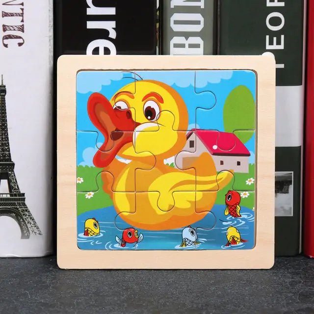 Kids Toys Wooden 3D Puzzle - PepitoStore