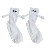 Thumbnail for Magnetic Holding Hands Couple Socks - PepitoStore