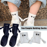 Thumbnail for Magnetic Holding Hands Couple Socks - PepitoStore