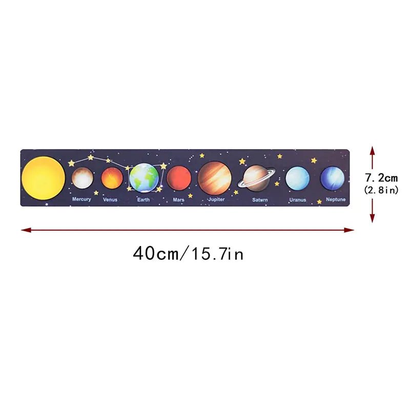 Montessori Solar System Puzzle Toy - PepitoStore