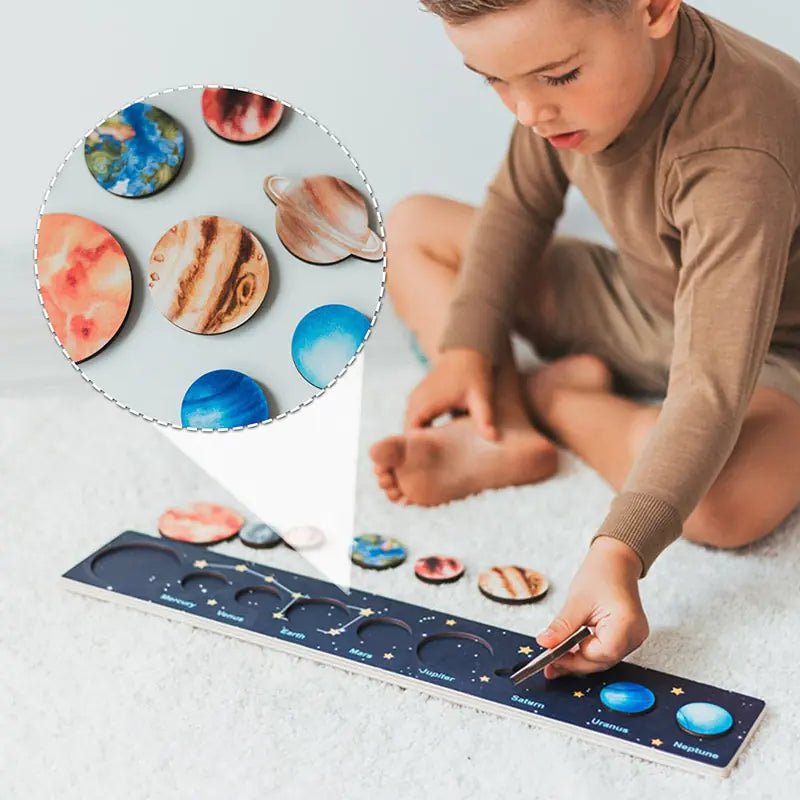 Montessori Solar System Puzzle Toy - PepitoStore